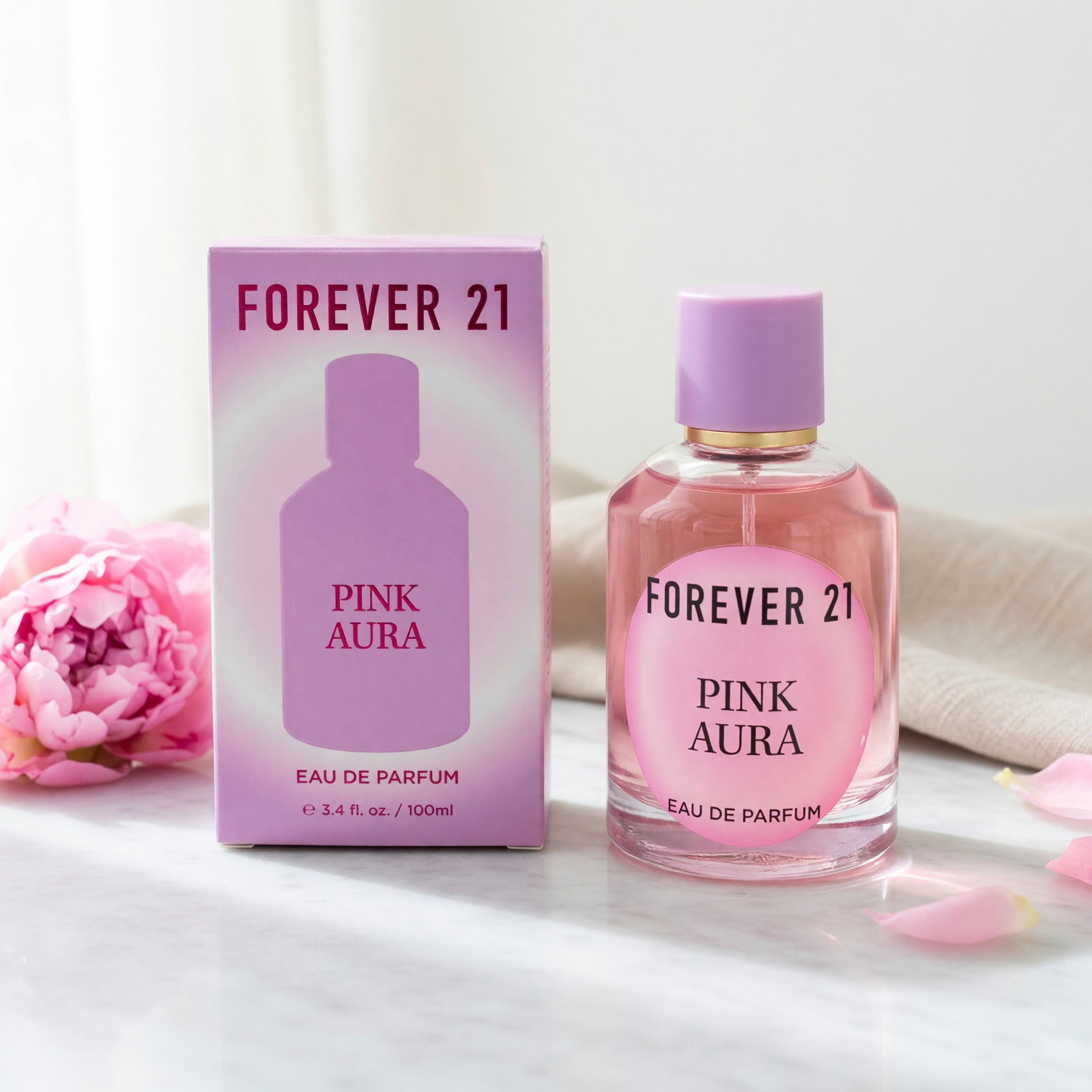Forever 21 Pink Aura by Forever 21, 3.4 oz EDP Spray for Women