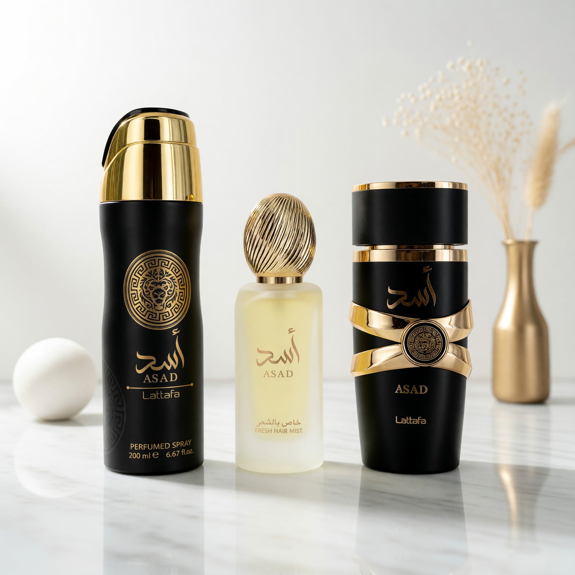 Asad by Lattafa, 3 Piece Gift Set for Men