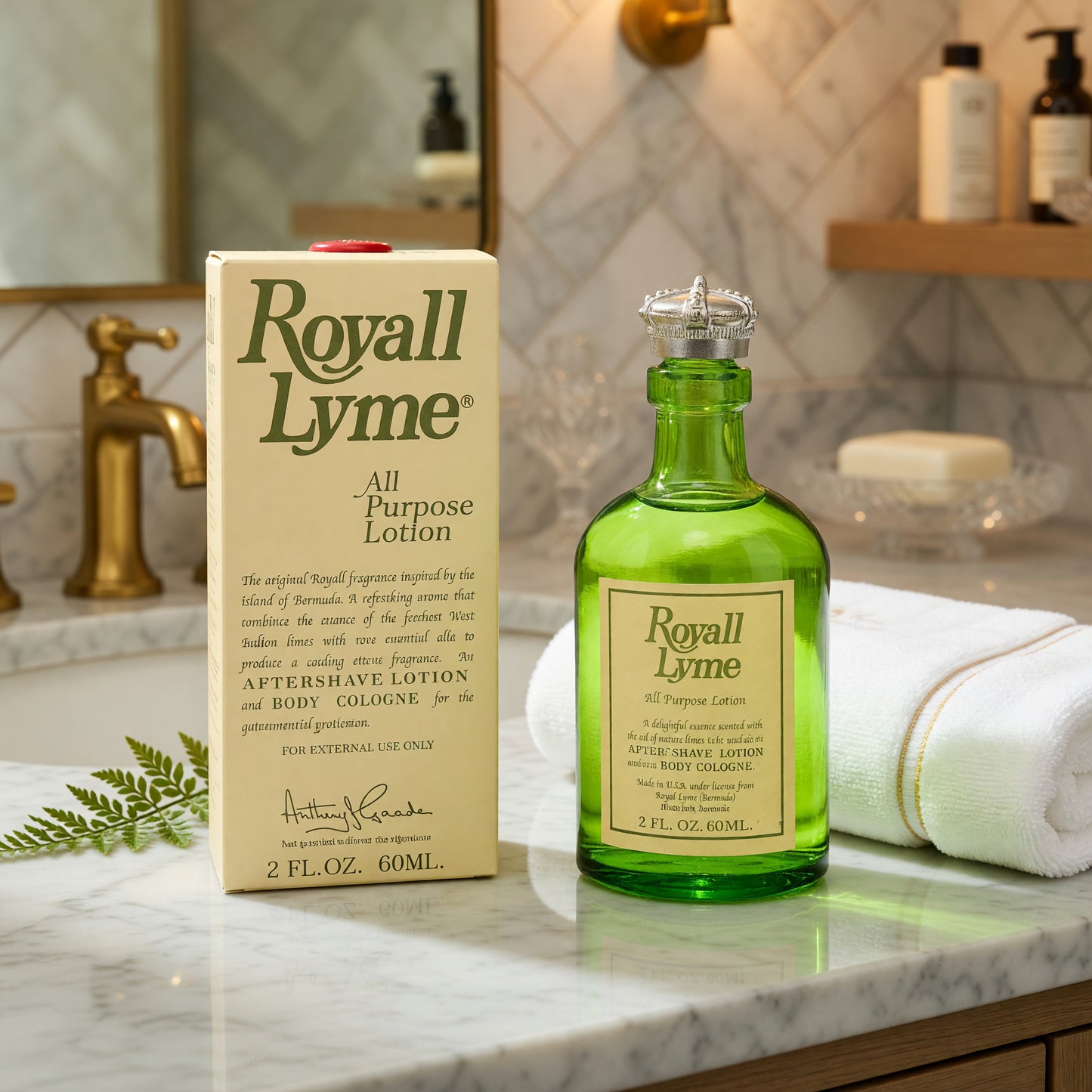 Royall Lyme by Royall Fragrances, 2 oz All Purpose Lotion for Men