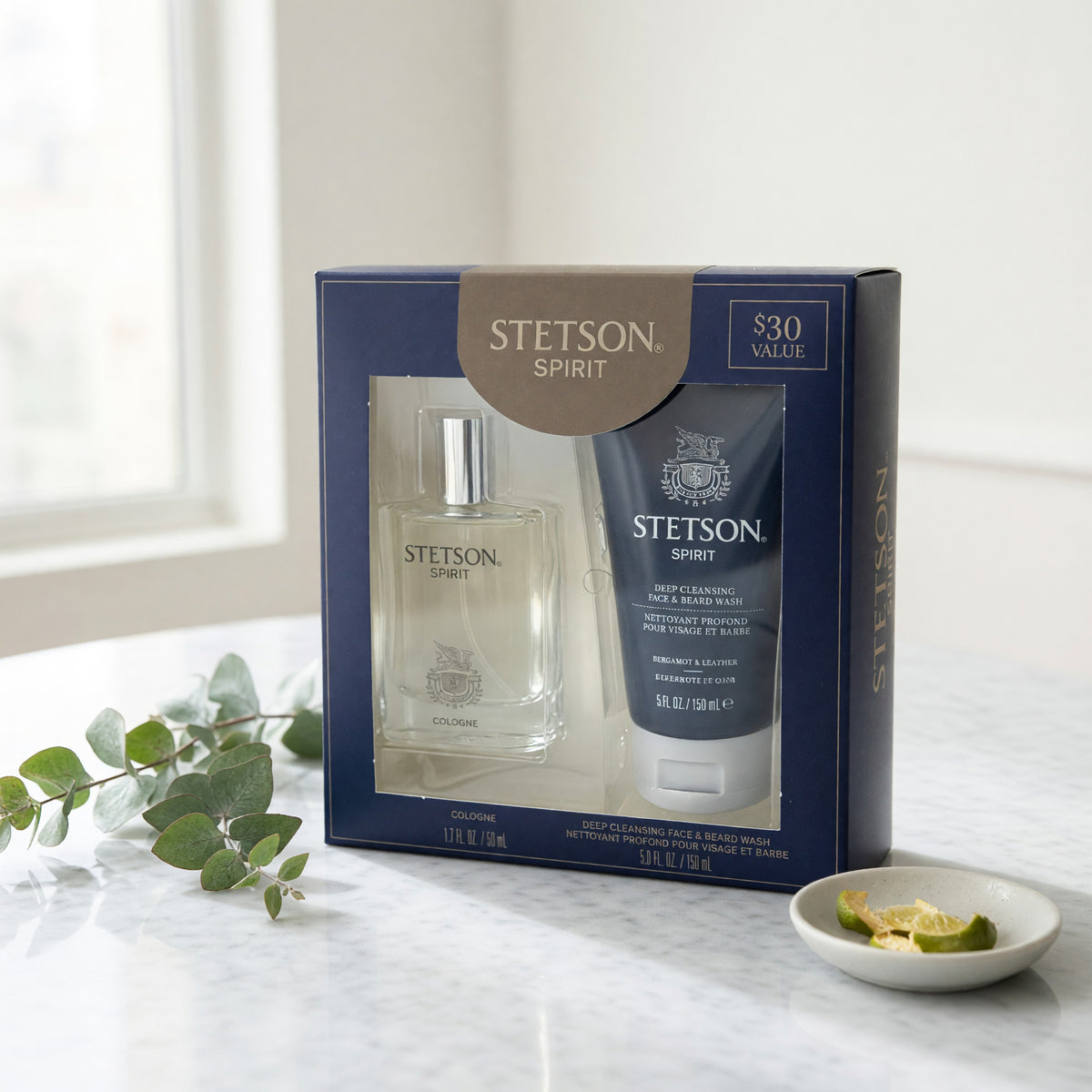 Stetson Spirit by Coty,  2 Piece Gift Set for Men