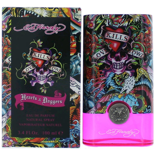 Ed Hardy Hearts & Daggers by Christian Audigier, 3.4oz EDP Spray women