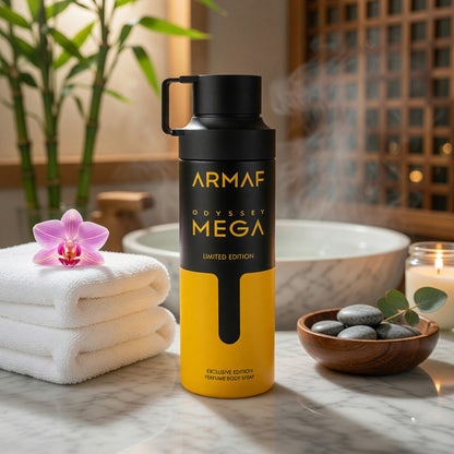 Odyssey Mega by Armaf, 6.8 oz Body Spray For Men