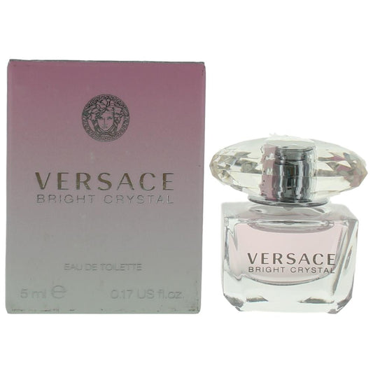 Versace Bright Crystal by Versace, 0.17 oz Mini EDT Splash for Women