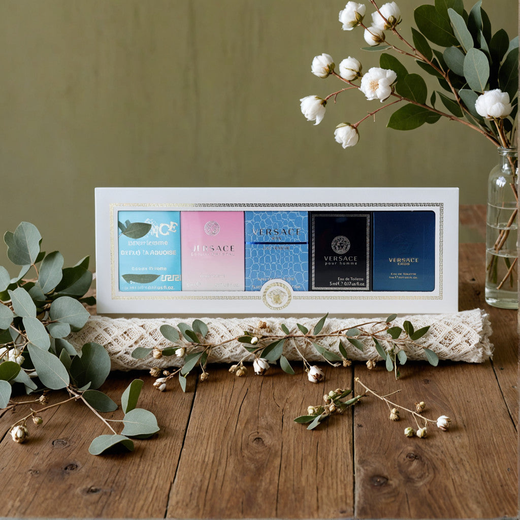 Versace Collection by Versace, 5 Piece Miniature Gift Set for Unisex