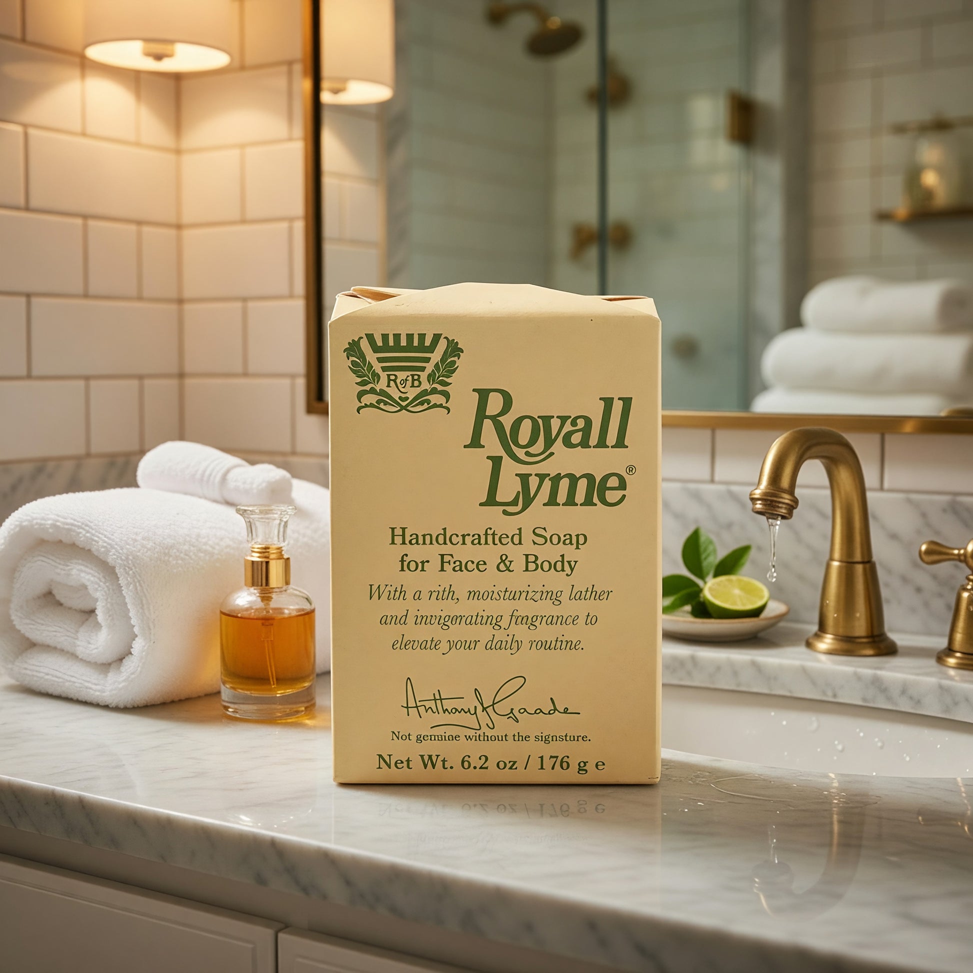 Royall Lyme by Royall Fragrances, 6.2 oz Bar Soap for Men 