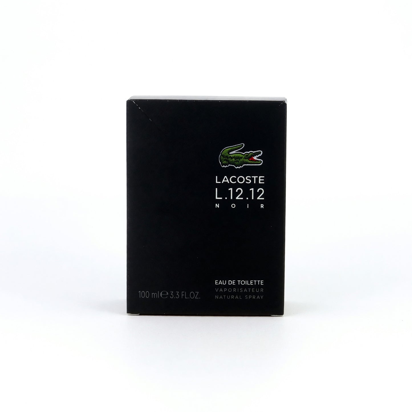 Lacose L. 12.12 Black Noir by Lacoste, 3.3 oz EDT Spray for Men