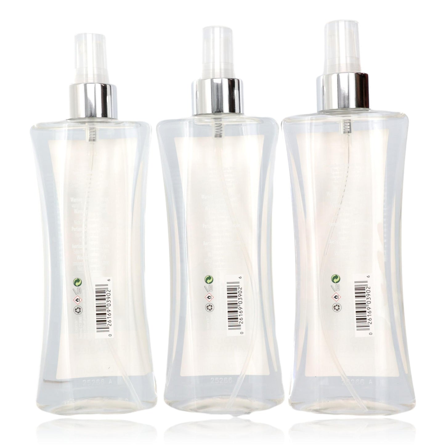 Fresh White Musk by Body Fantasies, 3 Pack 8oz Fragrance Body Spray women