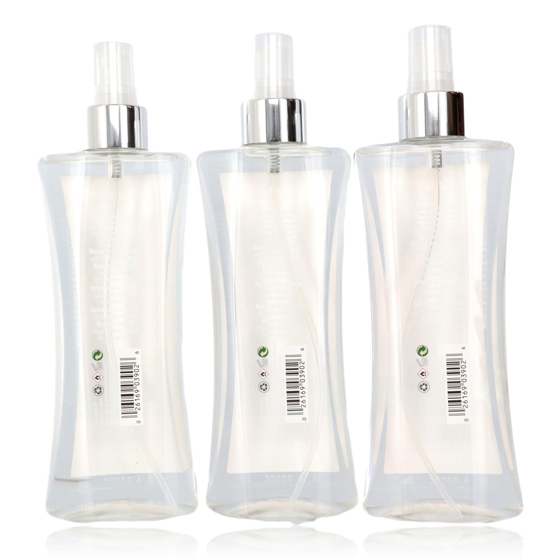 Fresh White Musk by Body Fantasies, 3 Pack 8oz Fragrance Body Spray women