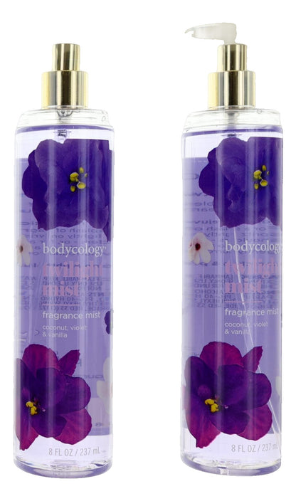 Twilight Mist by Bodycology, 4 Pack 8 oz Fragrance Mist for Women