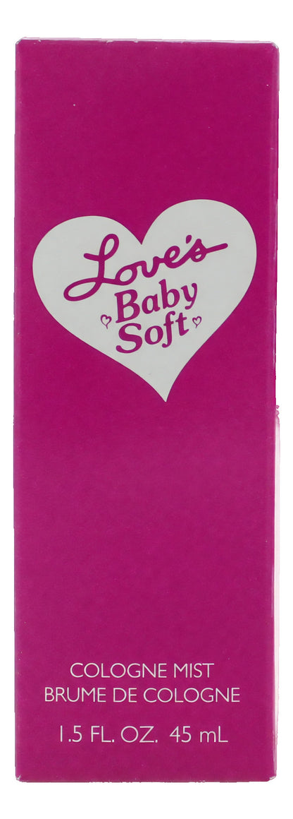 Loves Baby Soft by Dana, 1.5 oz Cologne Mist for Women