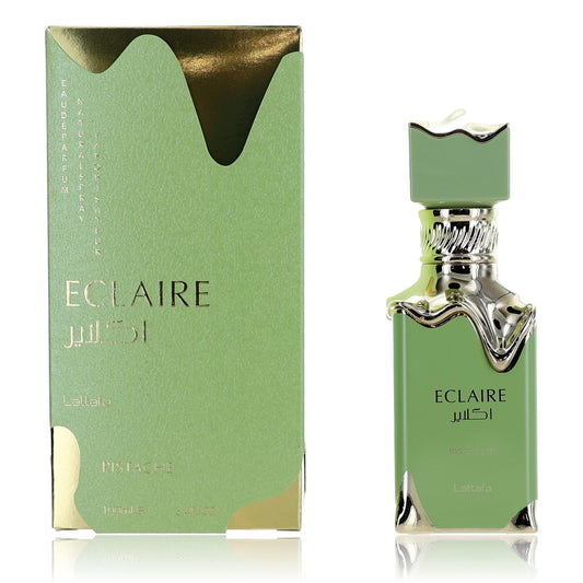 Eclaire Pistache by Lattafa, 3.4 oz EDP Spray for Unisex